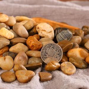 鱼缸底砂 造景底沙天然采石 水族箱f装饰石头细沙石沙子中小鹅卵