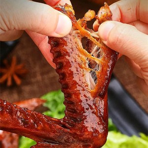 小鸭翅石头卤香味卤鸭翅大鸭翅零食小包装开袋即食香辣味旗舰店