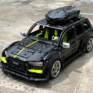 乐高汽车奥迪rs6黑武士r8跑车旅行版机械组moc成年高难度拼装积木