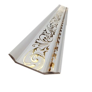 新品10公分天花顶角线pvc角线吊d顶装修线条白凤尾阴角线阻燃免漆