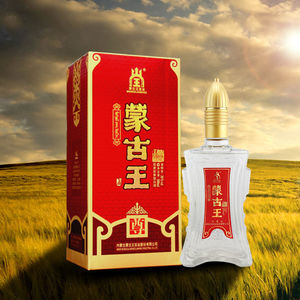 38度浓香型低度粮食草原白酒500ml单瓶蒙古王内蒙古特产固态老牌