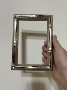 【东方竹之美】线宽1.9cm新中式银色竹节实木画框相框镜框装裱