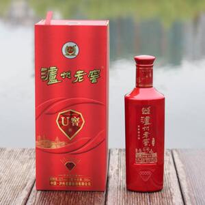 a泸州老窖股份u窖红钻版52度白酒500ml整箱6瓶礼盒装送礼自饮