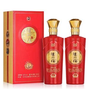 泸州老窖出品泸州福酒8v浓香型白酒礼盒装送礼52度500ml_阿里巴巴找货