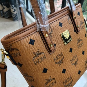 海外代购mcm toni visetos经典款菜篮子托特包单肩18.5*9.5*19cm