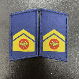 专职消防员备勤服领章配饰标志臂章胸牌胸号魔术贴19队旗胸章编号