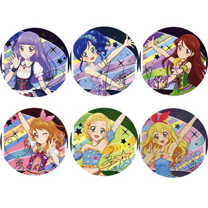 偶像活动冰上堇新条雏姬太空明星宫霉紫吹兰雾矢葵 动漫周边徽章