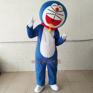 机器猫卡通人偶服装哆啦a梦头套布偶叮当猫玩偶人穿表演道具服装