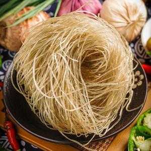 河源正宗手工晒干红薯粉丝农家红苕细粉丝酸辣粉薯丝粉特产干货