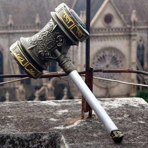 昊天锤斗罗大陆玩具超大号一米实心软胶唐三武器蓝银霸王枪七杀剑