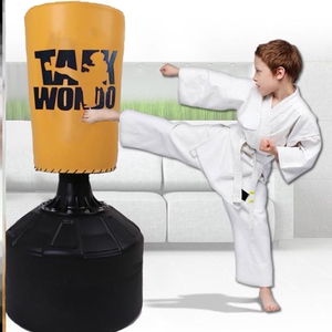 打拳击立式沙袋成体育用品健身器材人不倒翁散打硅胶家用室内发泄0人