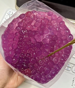 葡萄脆波波葡萄寒天晶球蒟蒻果冻葡萄水晶脆啵啵即食奶茶店小料