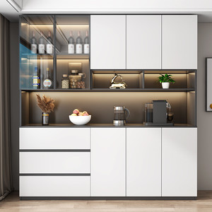 索菲亚餐边柜高柜一体靠墙现代简约轻奢客厅餐厅家用茶水酒柜收纳