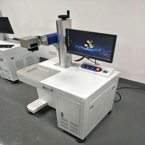 二手光纤激光打标机台式20瓦金属雕刻机30瓦不锈钢日期刻字打码机