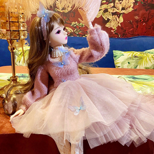 玫桉芭比猕号bjd/sd洋娃娃玩具女孩正版多丽丝凯蒂公主60厘米大号