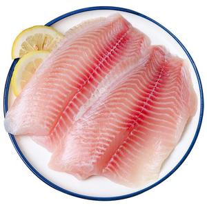 新鲜鲷鱼片刺身三文鱼伴侣冰鲜生鱼片冷冻鲷鱼片罗非鱼柳刺身鱼生