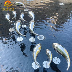 不锈钢鱼雕塑