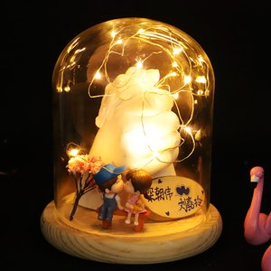 抖音3d立体手膜克隆diy手模型粉石膏成人七夕情人节礼物情侣手模