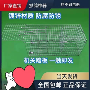 aa捕鸽神器撞天落笼野外捕捉只进不出抓鸽子笼逮鸽子野外撞笼门