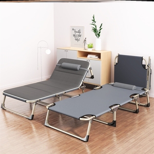 折叠床午休椅户外便携款简易床式医院懒人行军床可拆加粗午睡神器