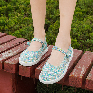 纯手工千层底布鞋女款老北京民族风复古浅口软底休闲夏季透气单鞋