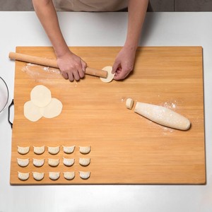 菜板整竹防滑擀面板家用大号 特大揉面垫非实木食用级超大竹案板