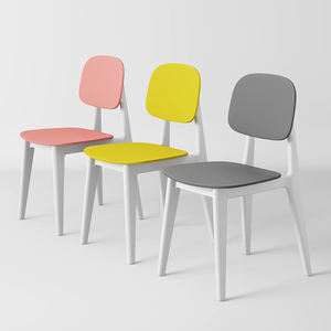 加厚塑料椅子简约现代创意餐椅家用可叠放餐厅商用凳子靠背餐桌椅