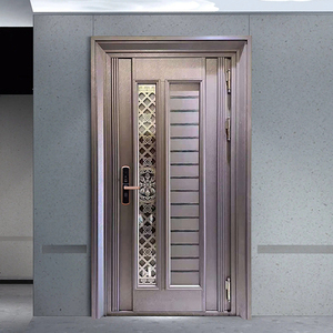 莱裕高端304不锈钢门韩式单开门家用进户门安全防盗门中门定制门