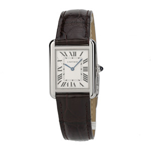 卡地亚 坦克系列 女式石英腕表 方形 经典款 wsta0030