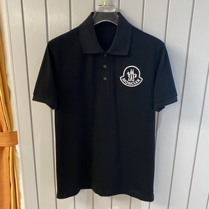 moncler蒙口男士polo衫短袖t恤夏季新款商务翻领刺绣logo