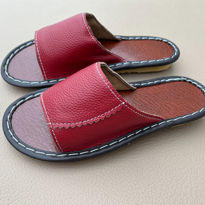 夏季牛皮拖鞋家居拖鞋室内地板男女拖鞋防臭脚防滑高档皮拖鞋四季