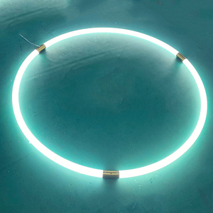 led360度发光亚克力圆弧形光管圆形吊灯环形弯管圆环拼接造型灯管