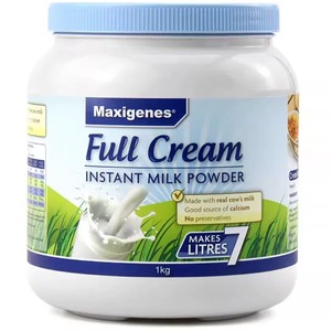 【全球购官方店】澳洲Maxigenes美可卓全脂高钙奶粉1kg