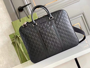 gucci古驰男包经典双g印花单肩斜挎手提包公文包