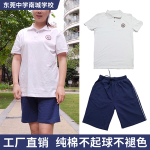 南城学校新款校服东莞中学初中学生夏秋冬装全棉运动服长短袖套装