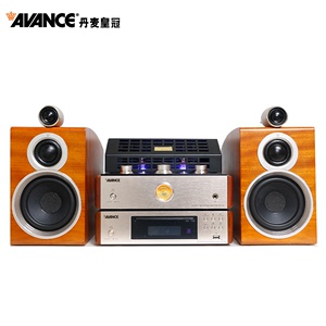 avance/丹麦皇冠 adv160bt 胆机组合音响cd播放一体功放机发烧蓝牙