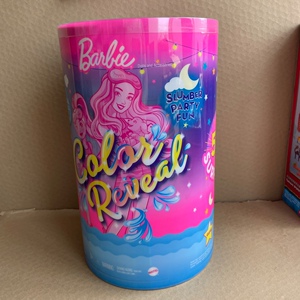 芭比盲盒泡水芭比娃娃水溶变色超级大公主睡衣派对豪华套装grk14