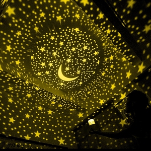 星光灯投影灯梦幻星空浪漫卧室少女心灯星星圣诞生日礼物女小夜灯