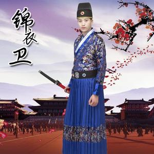锦衣卫飞鱼服男古装少年汉绣春刀古风四大名捕侠客带刀侍卫演出服
