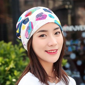 化疗后女士帽薄款光头头套化疗帽子夏季凉爽包头帽冰丝透气月子帽