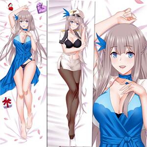 战舰少女舰r 太太列克星敦等身抱枕 动漫靠枕睡枕diy礼物定做