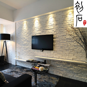 80青山文化石淘宝白色文化砖客厅仿古砖电视背景墙砖室内北欧外墙