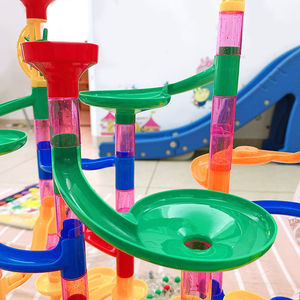 19tb510598408淘宝弹珠轨道玩具小球儿童玻璃球游戏积木滚珠百变