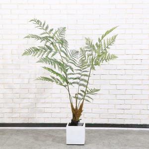 金丝狗蕨盆栽北欧仿真猴头厥盆栽假植物金丝猴厥室景大型落地摆件