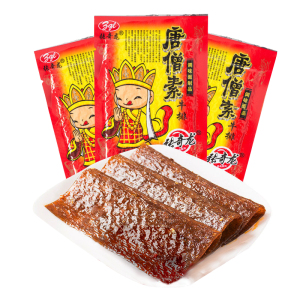 张奇龙唐僧肉素牛排50包大辣片8090儿时怀旧面筋小时候零食整箱