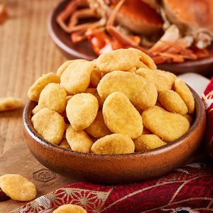 三只松鼠蟹香蚕豆205g*1袋休闲零食炒货蟹黄味特色小吃食品