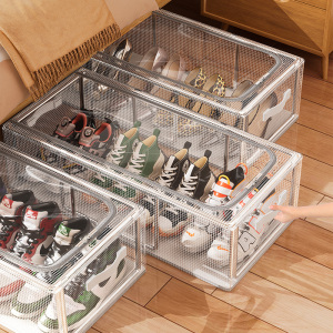 鞋子床底收纳箱床下整理储物盒大容量超大靴子拖鞋棉鞋收纳神器