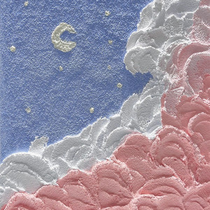 80xqn_520淘宝油画丙烯画肌理背景纹理紫粉红色柔和莫兰迪色笔触