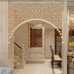客厅走廊过道门帘水晶