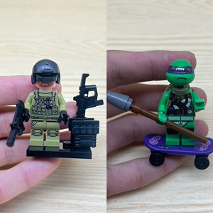 散货 乐高 忍者神龟 绝地求生 拼装积木玩具模型 摩托车滑板系列